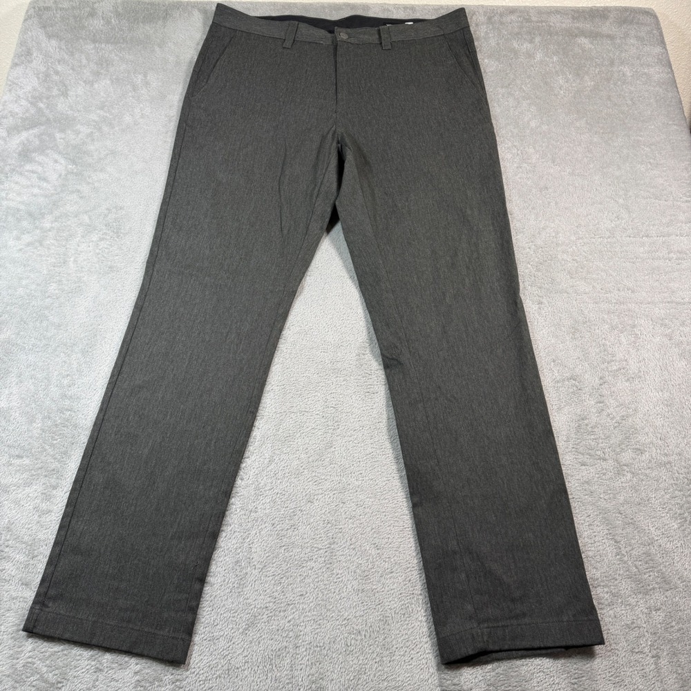 Volcom Chino Pants Mens 36x32 Gray Stretch Slim Straight Leg Workwear